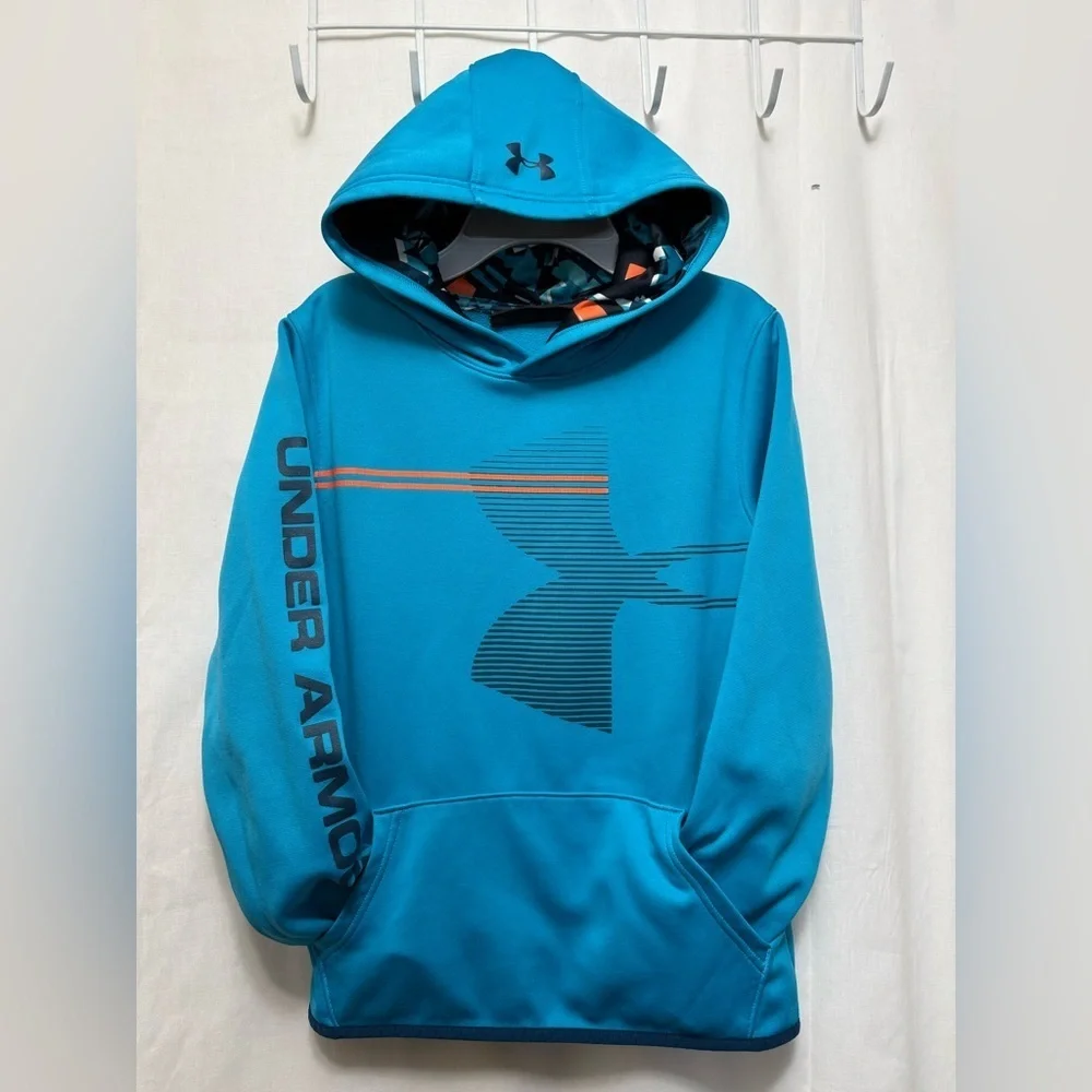 Under Armour Hoodie Sweat Shirt Boys Large 0119